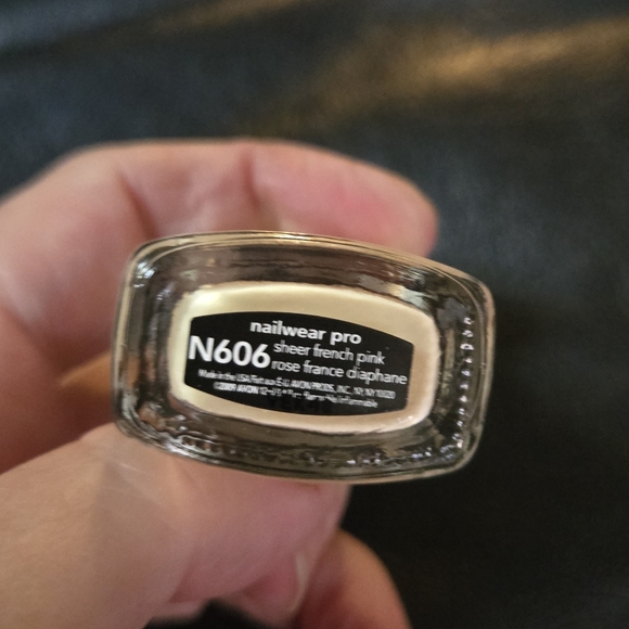 Avon NEW sealed Nailwear Pro nail enamel in Sheer French Pink N606 .4fl oz - Picture 3 of 4